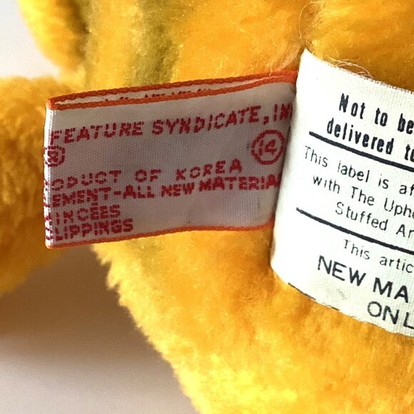 Vintage Garfield Fun Farm 1978 / 1981 Plush Stuffed Cat Collectible Comic Toy - Picture 6 of 7